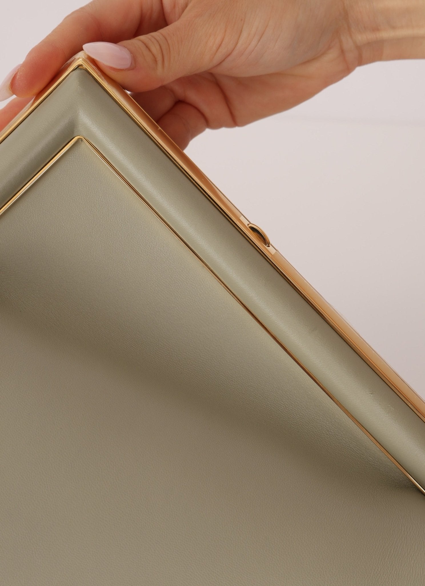 Fendi First Light Sage Small Clutch - FashioNica