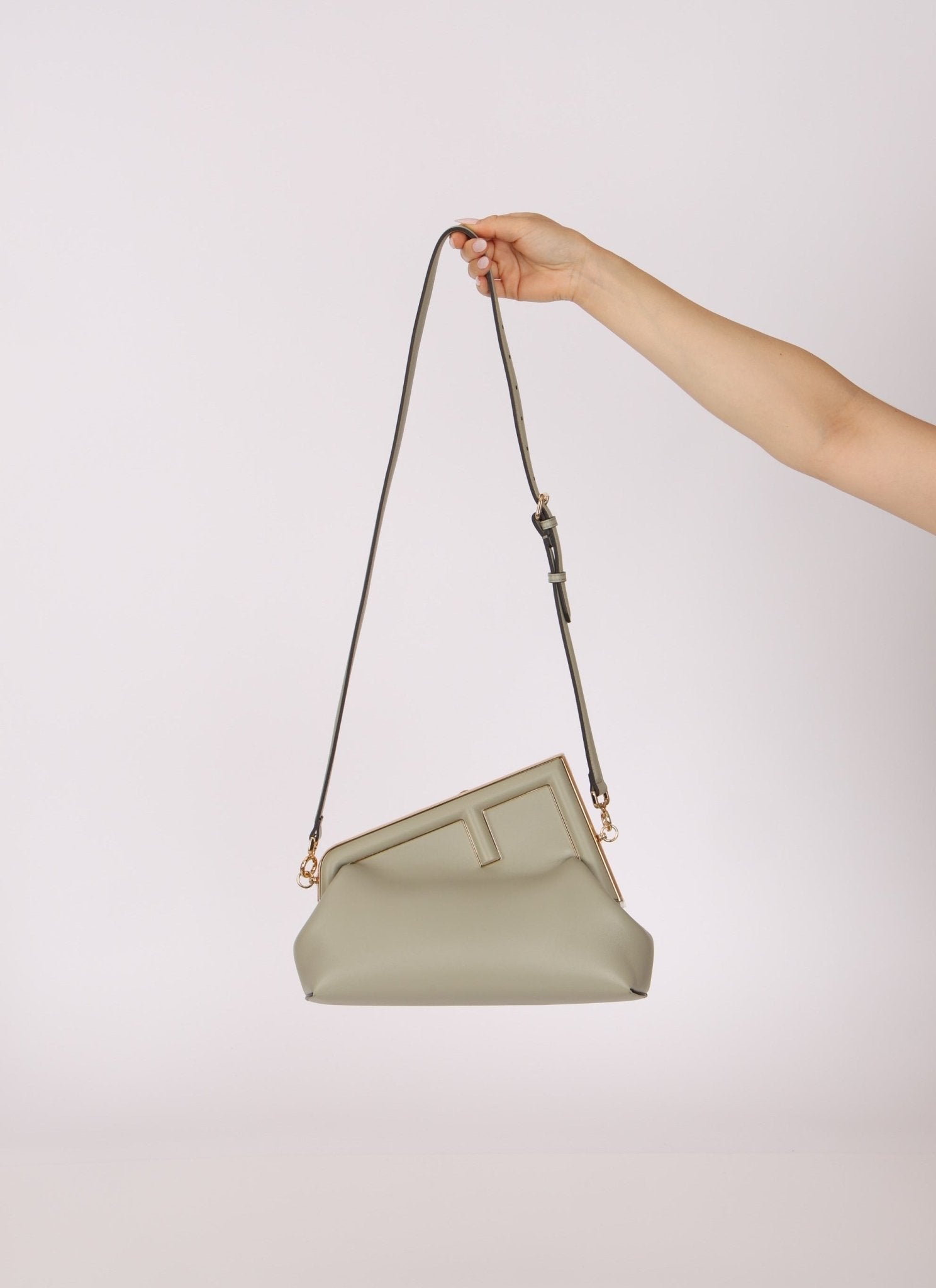 Fendi First Light Sage Small Clutch - FashioNica