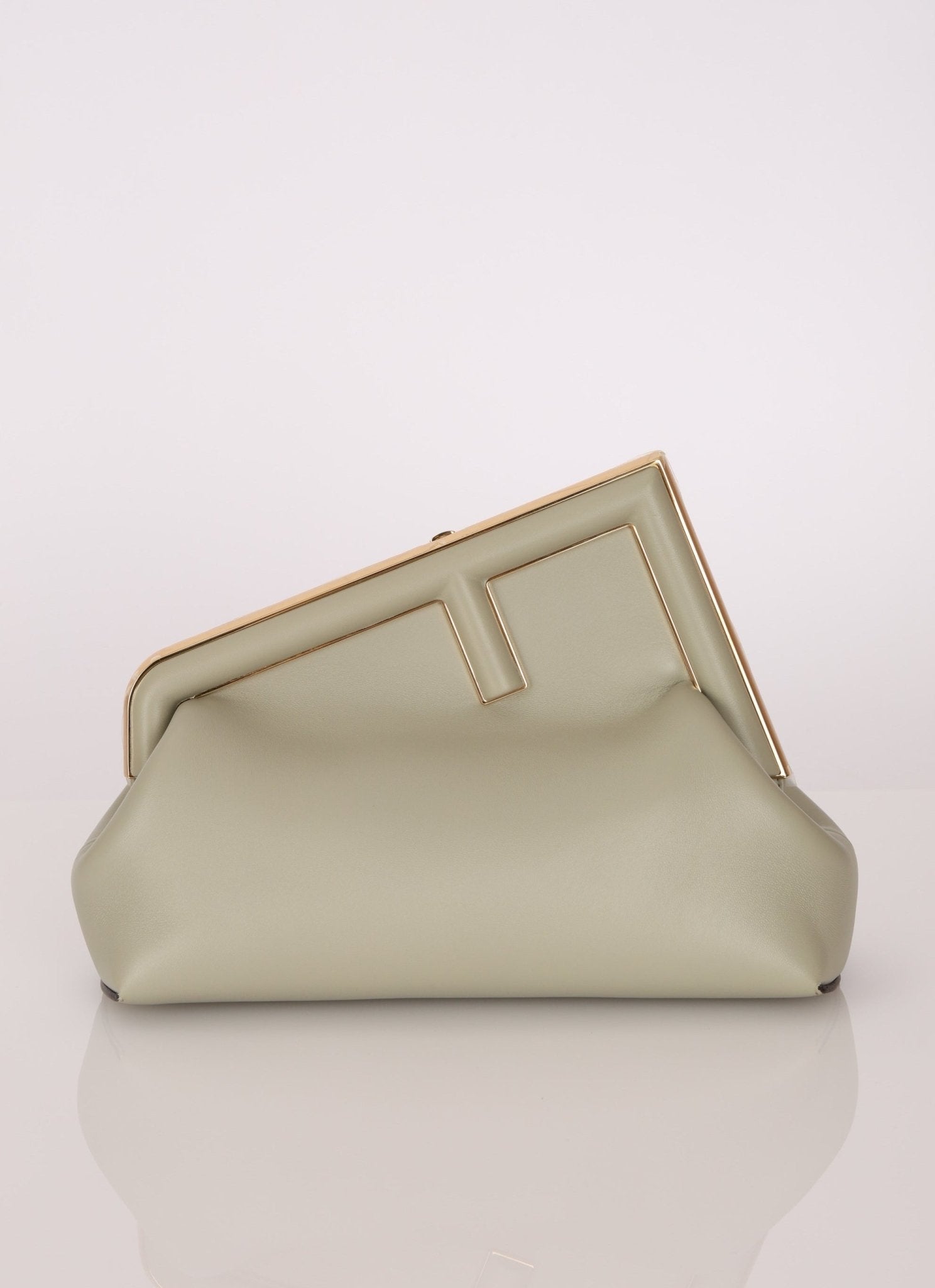 Fendi First Light Sage Small Clutch - FashioNica
