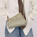 Fendi First Light Sage Small Clutch - FashioNica