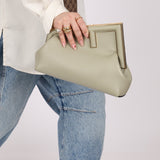 Fendi First Light Sage Small Clutch - FashioNica