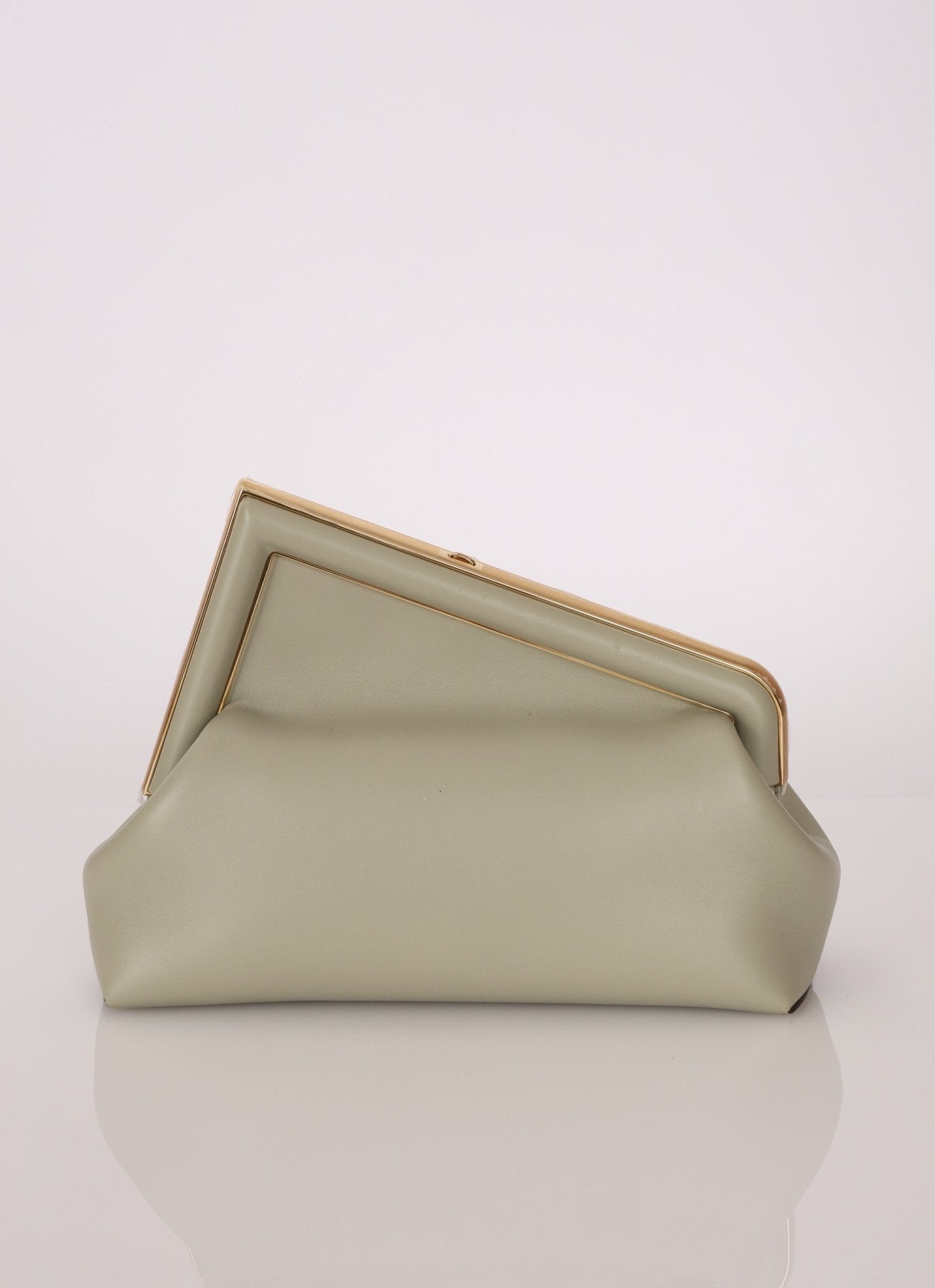 Fendi First Light Sage Small Clutch - FashioNica