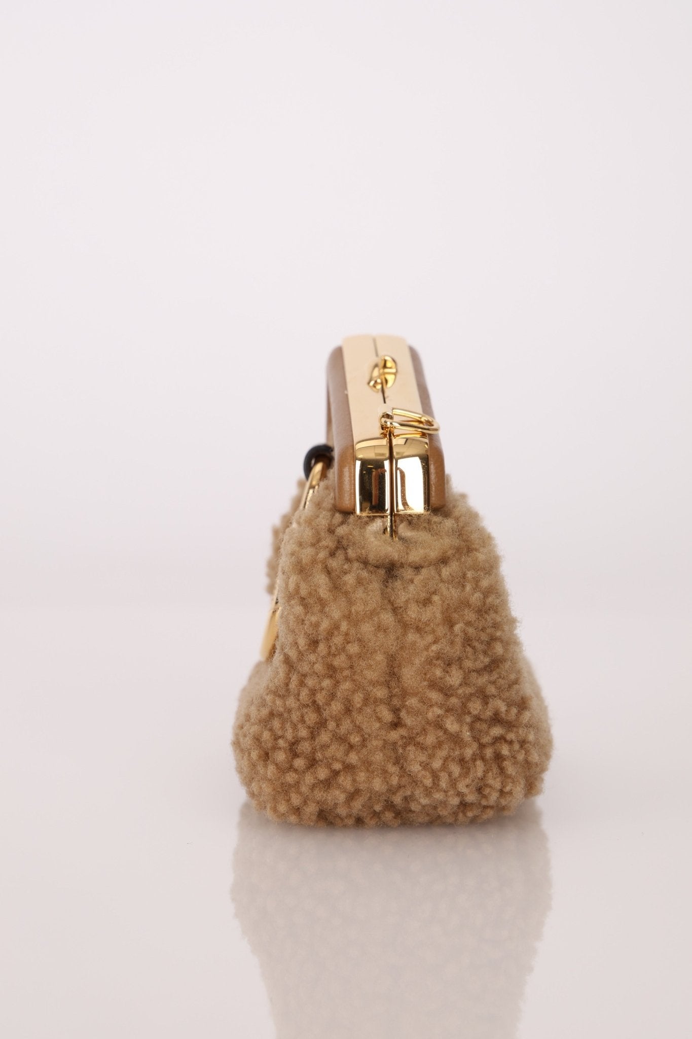 Fendi First Shearling Nano Bag - FashioNica