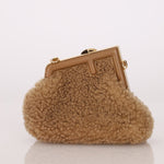 Fendi First Shearling Nano Bag - FashioNica