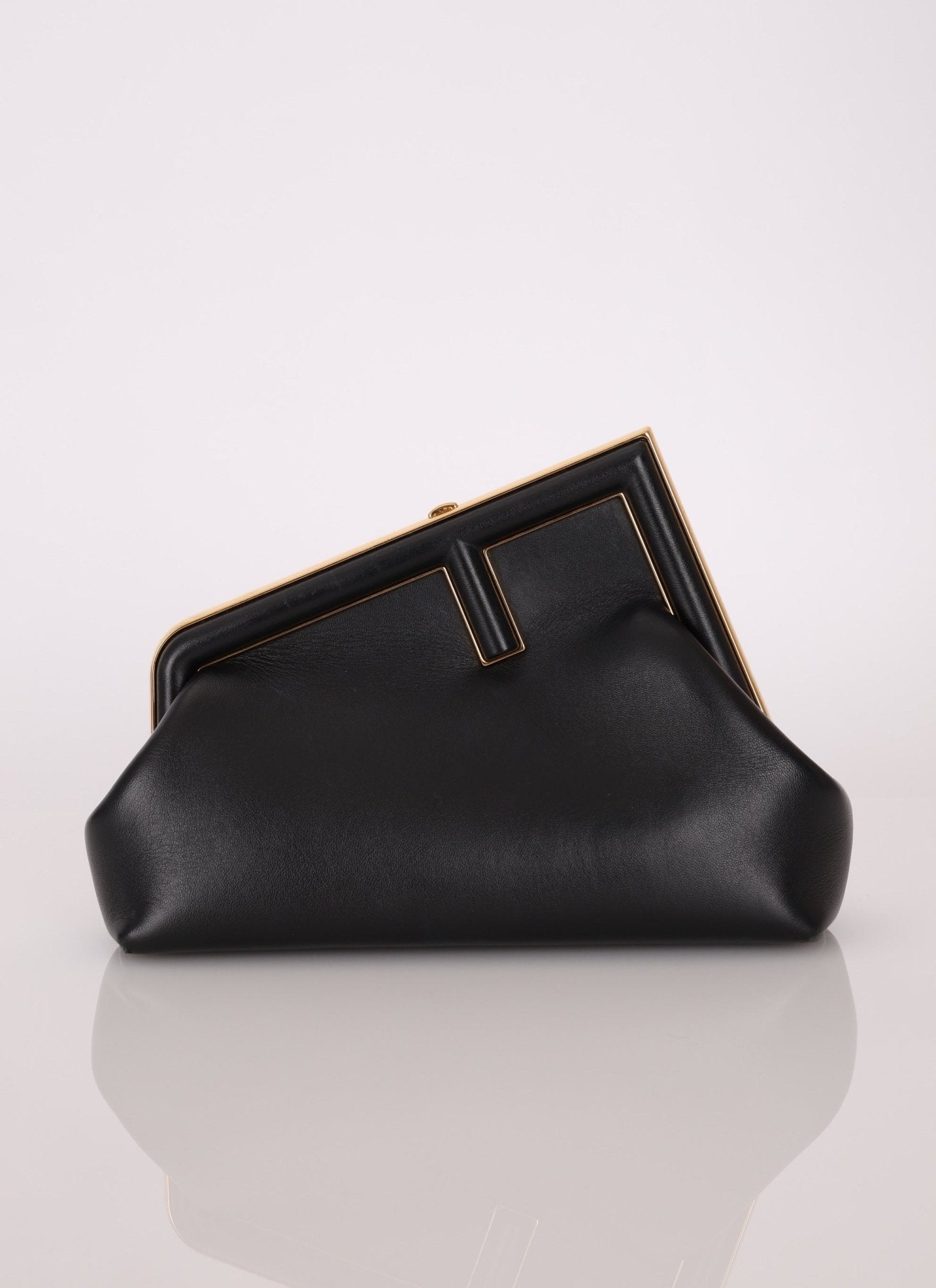 Fendi First Small Black Clutch - FashioNica