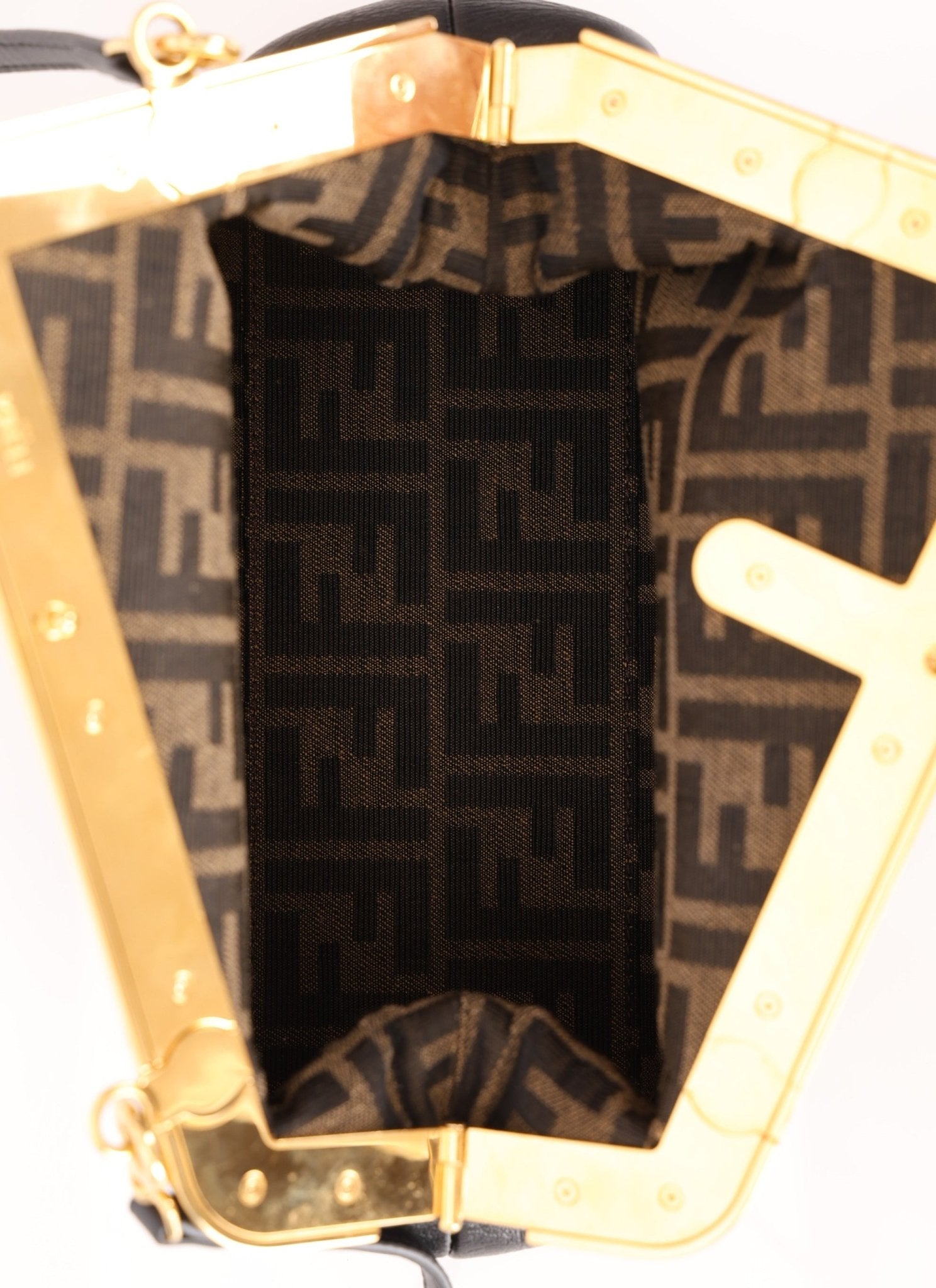 Fendi First Small Black Clutch - FashioNica