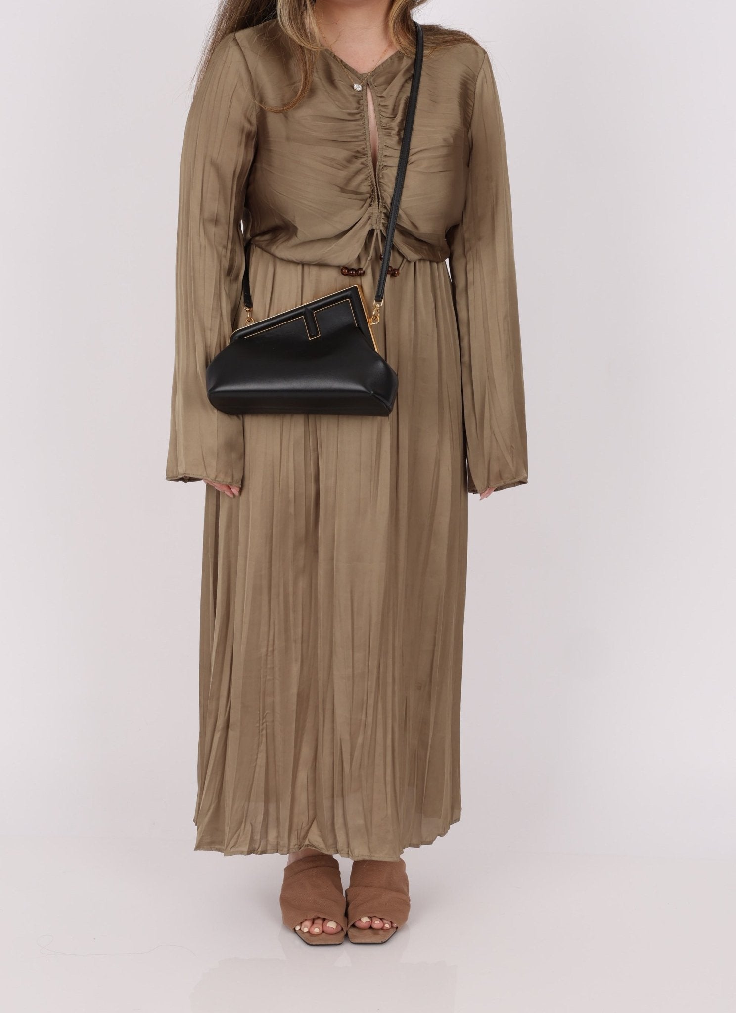 Fendi First Small Black Clutch - FashioNica