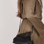 Fendi First Small Black Clutch - FashioNica