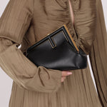 Fendi First Small Black Clutch - FashioNica