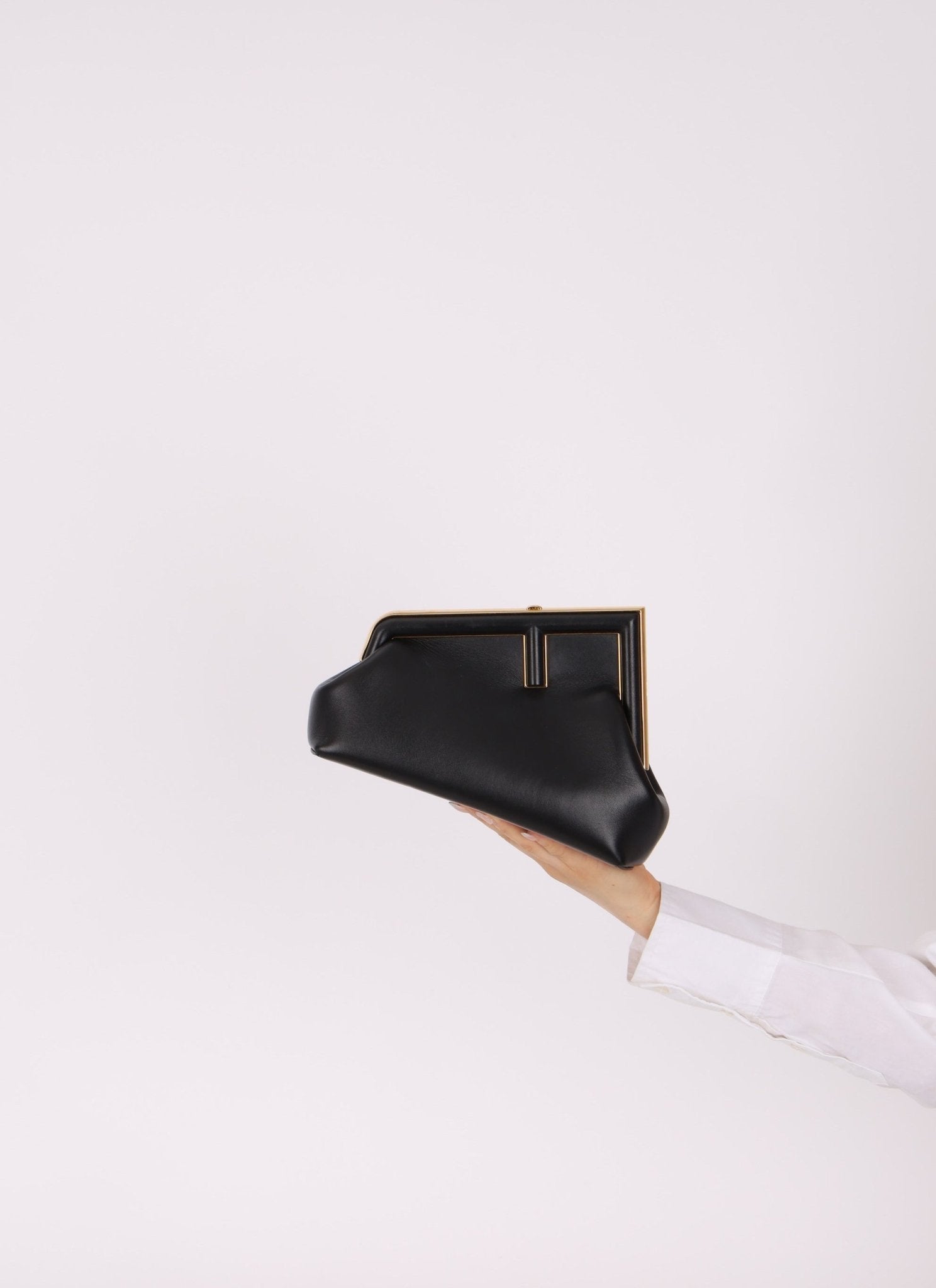 Fendi First Small Black Clutch - FashioNica