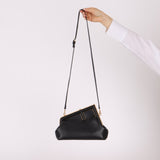 Fendi First Small Black Clutch - FashioNica