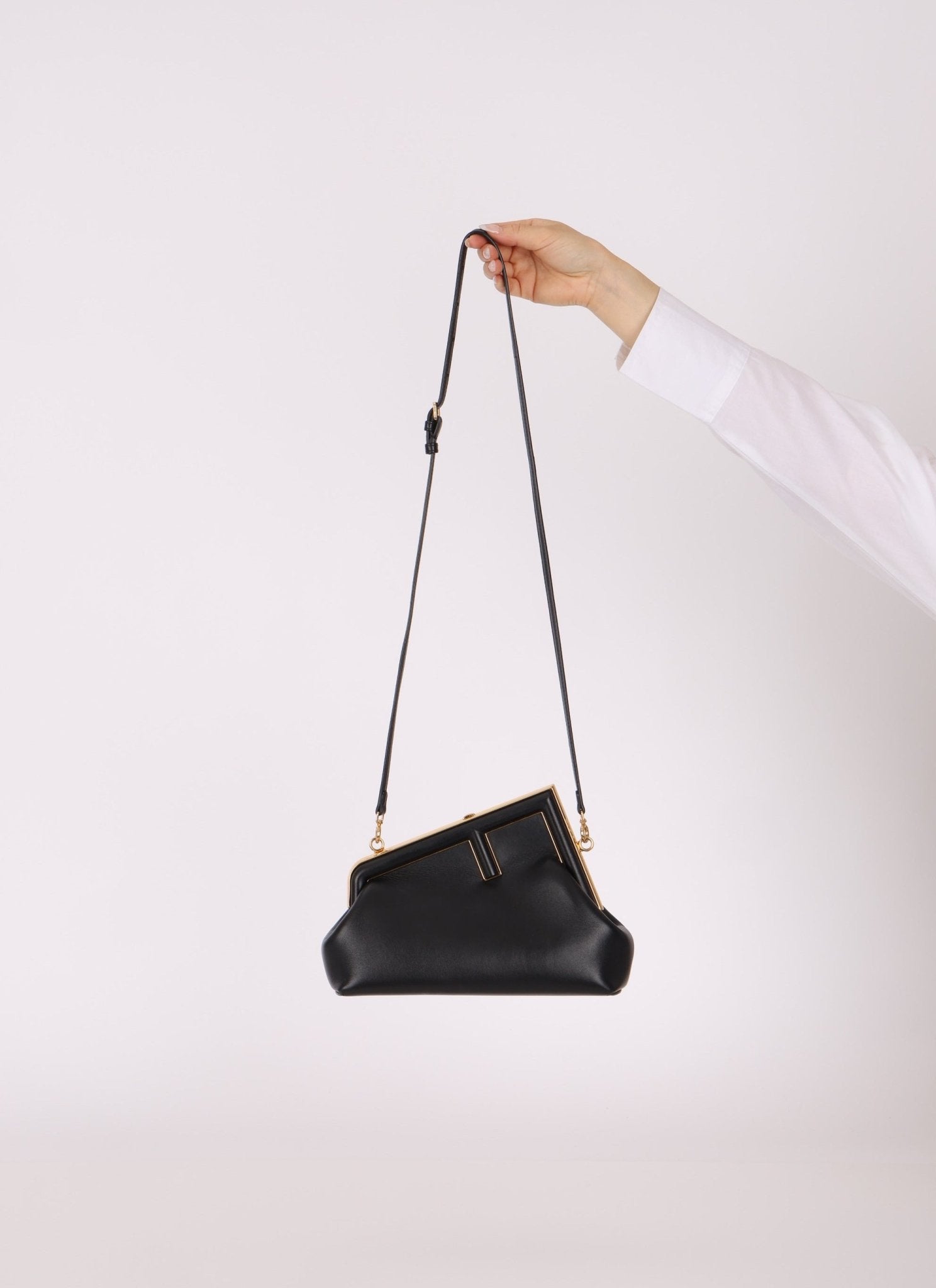 Fendi First Small Black Clutch - FashioNica