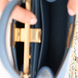 Fendi Floral Beaded Denim ISeeU Petite Peekaboo - FashioNica