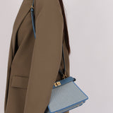 Fendi Floral Beaded Denim ISeeU Petite Peekaboo - FashioNica