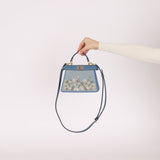 Fendi Floral Beaded Denim ISeeU Petite Peekaboo - FashioNica