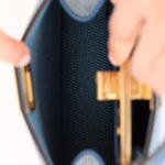 Fendi Floral Beaded Denim ISeeU Petite Peekaboo - FashioNica