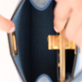 Fendi Floral Beaded Denim ISeeU Petite Peekaboo - FashioNica