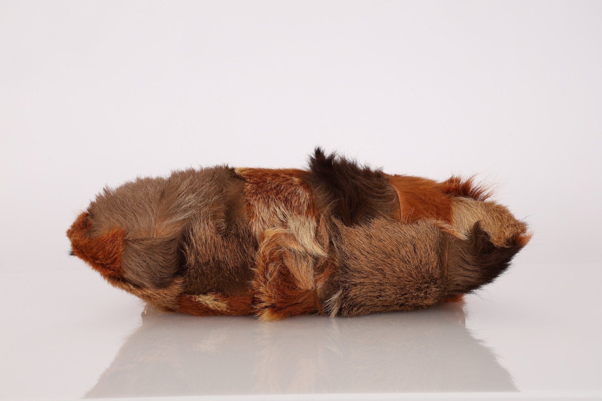 Fendi Gazelle and Goat Fur Patch Shoulder Bag - FashioNica