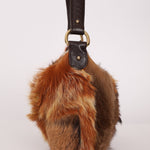 Fendi Gazelle and Goat Fur Patch Shoulder Bag - FashioNica