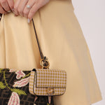 Fendi Gingham Nano Baguette - FashioNica
