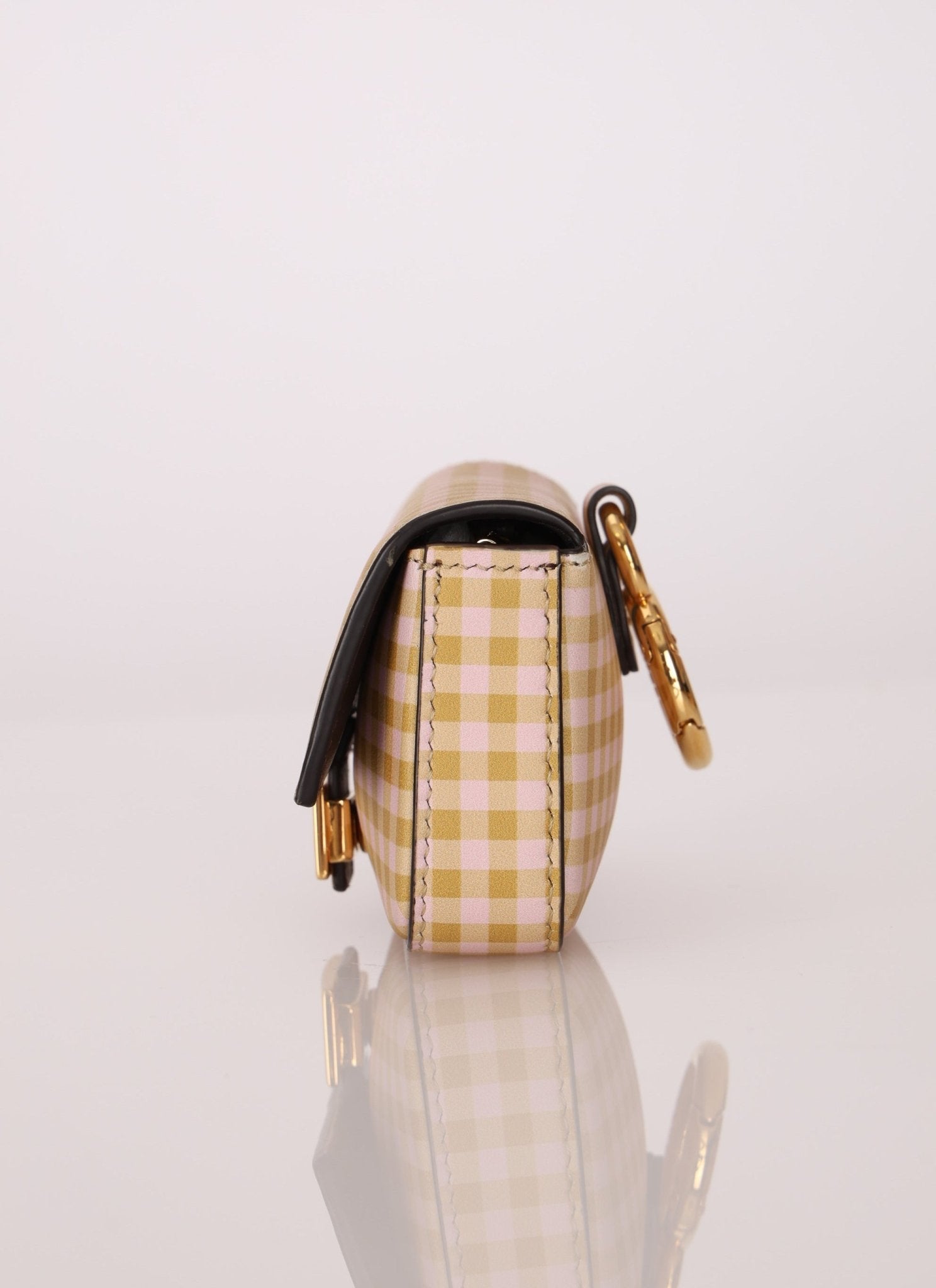 Fendi Gingham Nano Baguette - FashioNica