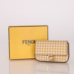 Fendi Gingham Nano Baguette - FashioNica