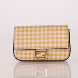 Fendi Gingham Nano Baguette - FashioNica
