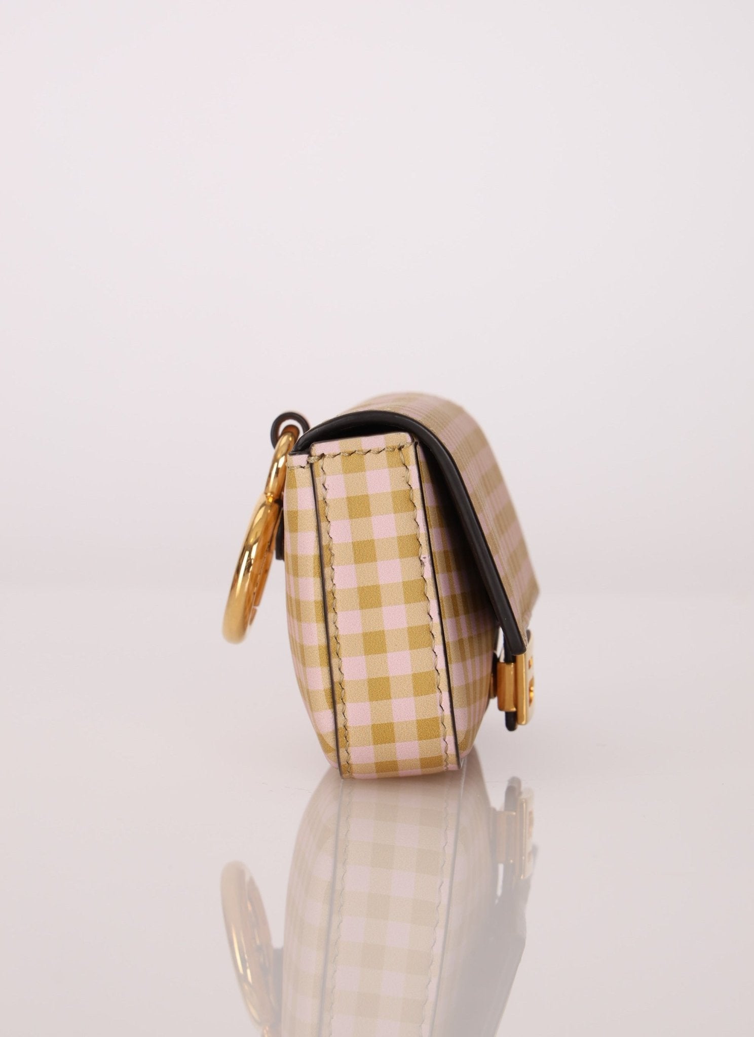Fendi Gingham Nano Baguette - FashioNica