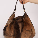 Fendi Goat and Gazelle Drawstring Bucket Bag - FashioNica