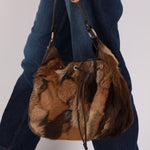 Fendi Goat and Gazelle Drawstring Bucket Bag - FashioNica