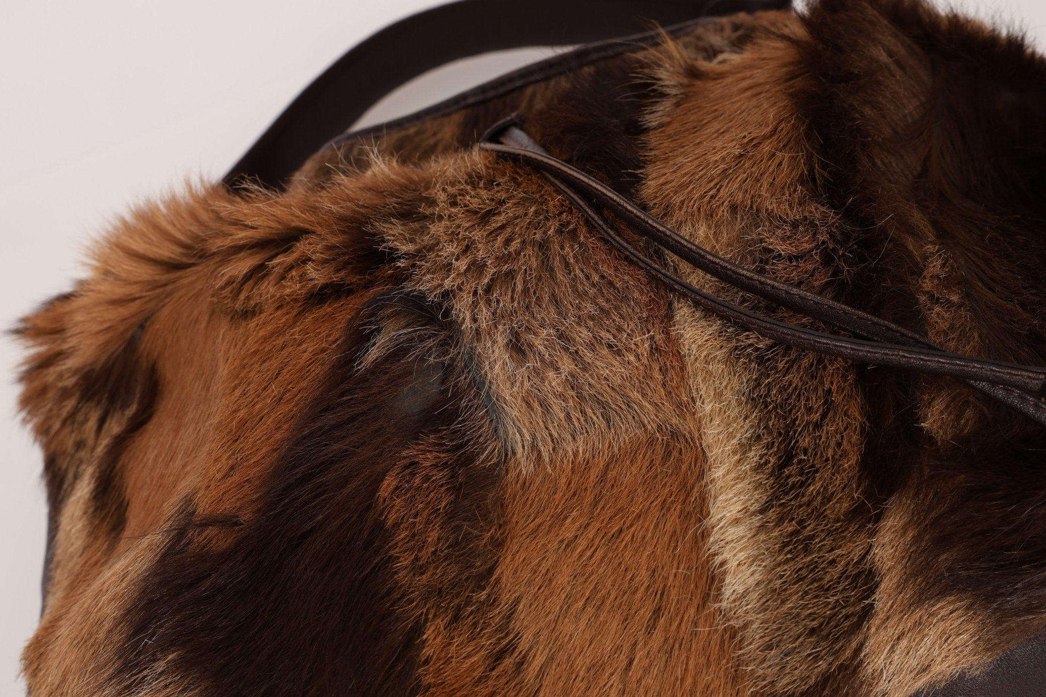 Fendi Goat and Gazelle Drawstring Bucket Bag - FashioNica