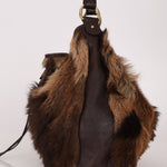 Fendi Goat and Gazelle Drawstring Bucket Bag - FashioNica