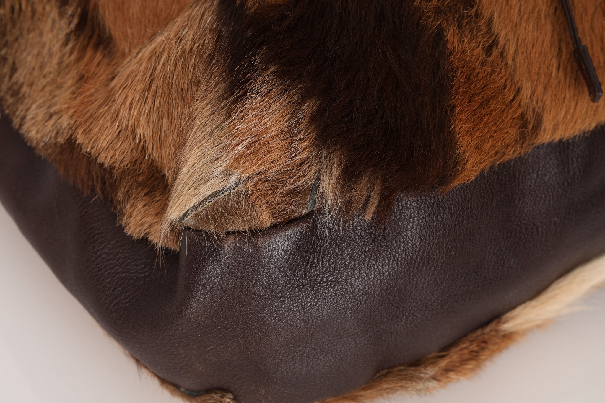 Fendi Goat and Gazelle Drawstring Bucket Bag - FashioNica