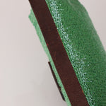 Fendi Green Beaded Baguette - FashioNica