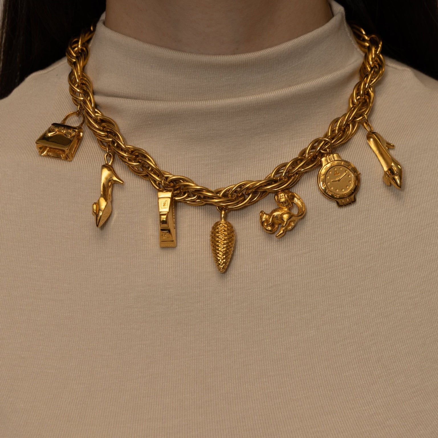 Fendi Iconic Charms Necklace - FashioNica