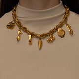 Fendi Iconic Charms Necklace - FashioNica
