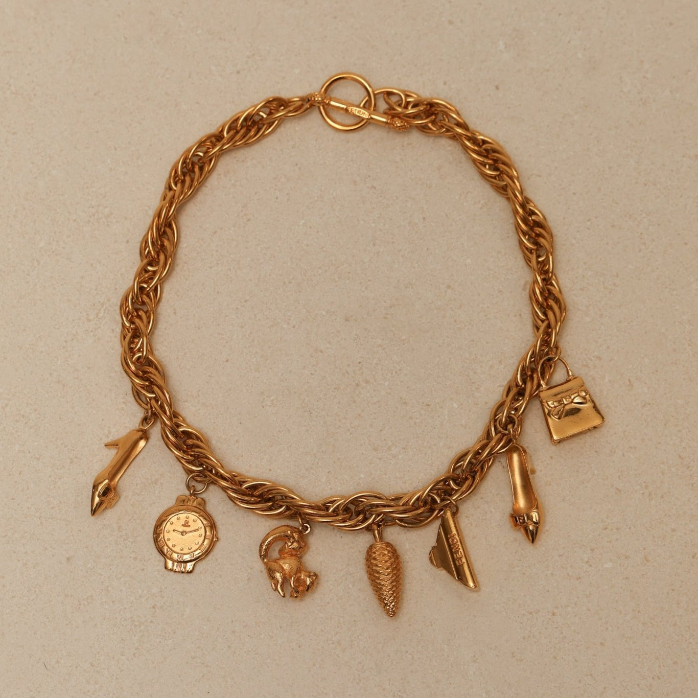 Fendi Iconic Charms Necklace - FashioNica