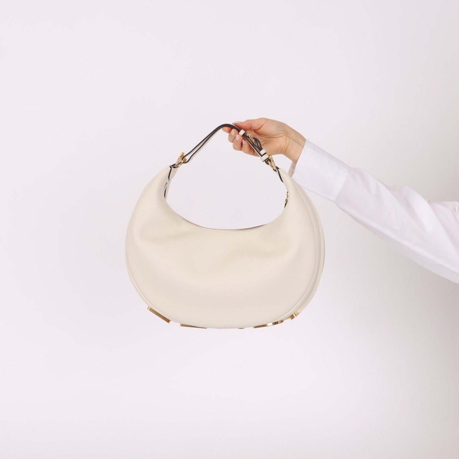 Fendi Ivory Medium Fendigraphy - FashioNica