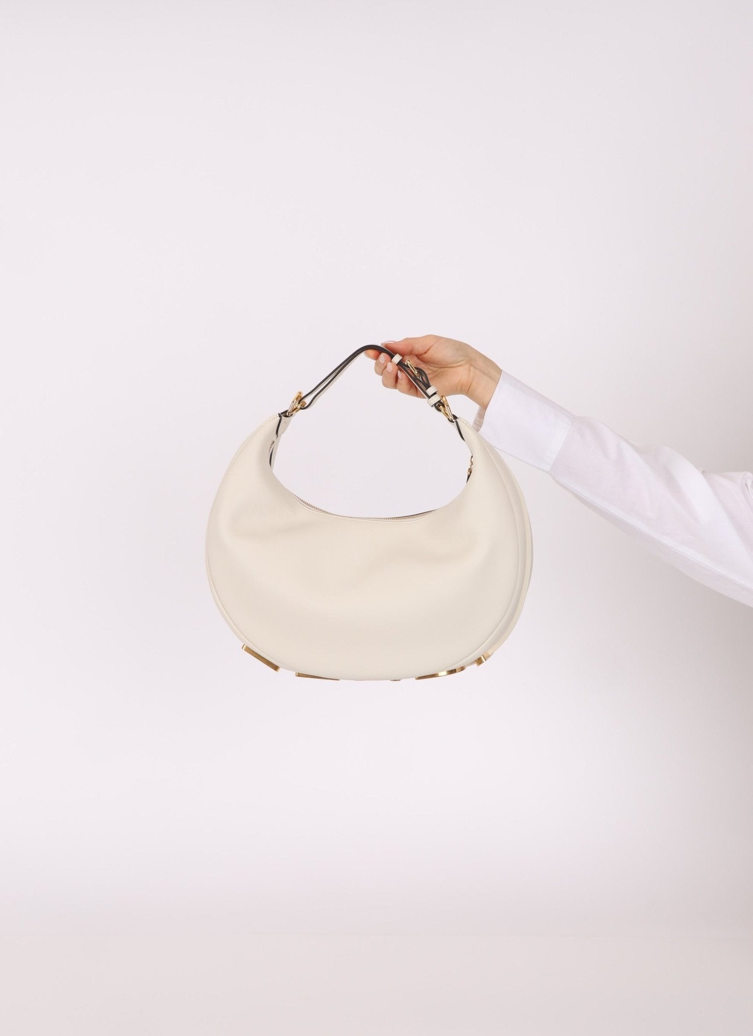 Fendi Ivory Medium Fendigraphy - FashioNica