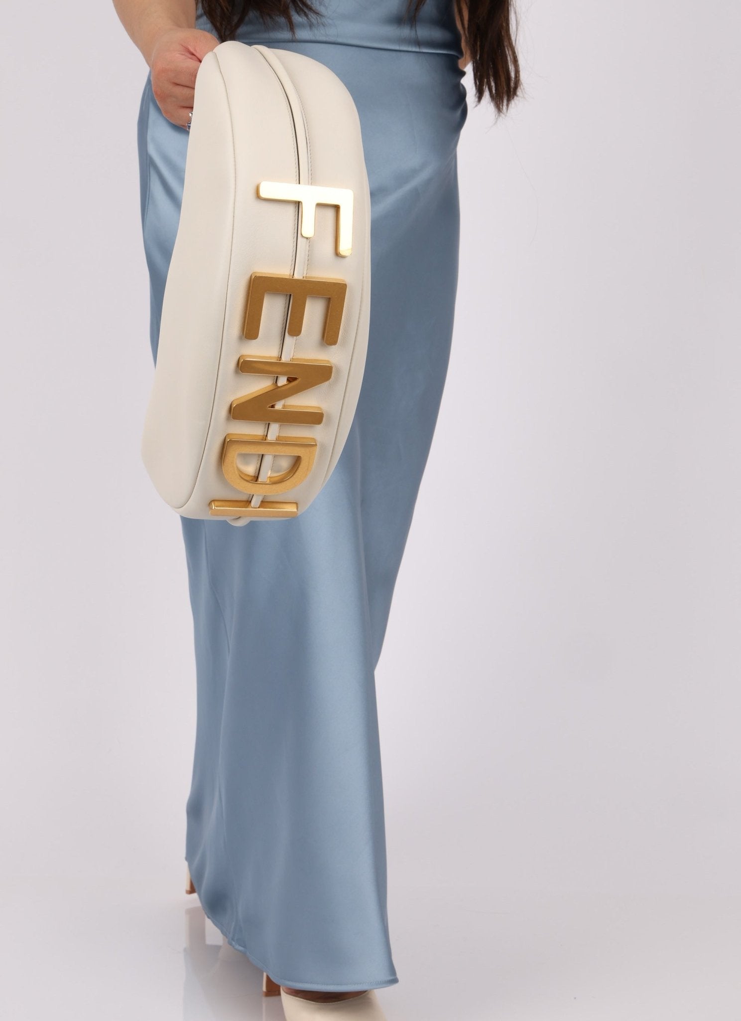 Fendi Ivory Medium Fendigraphy - FashioNica