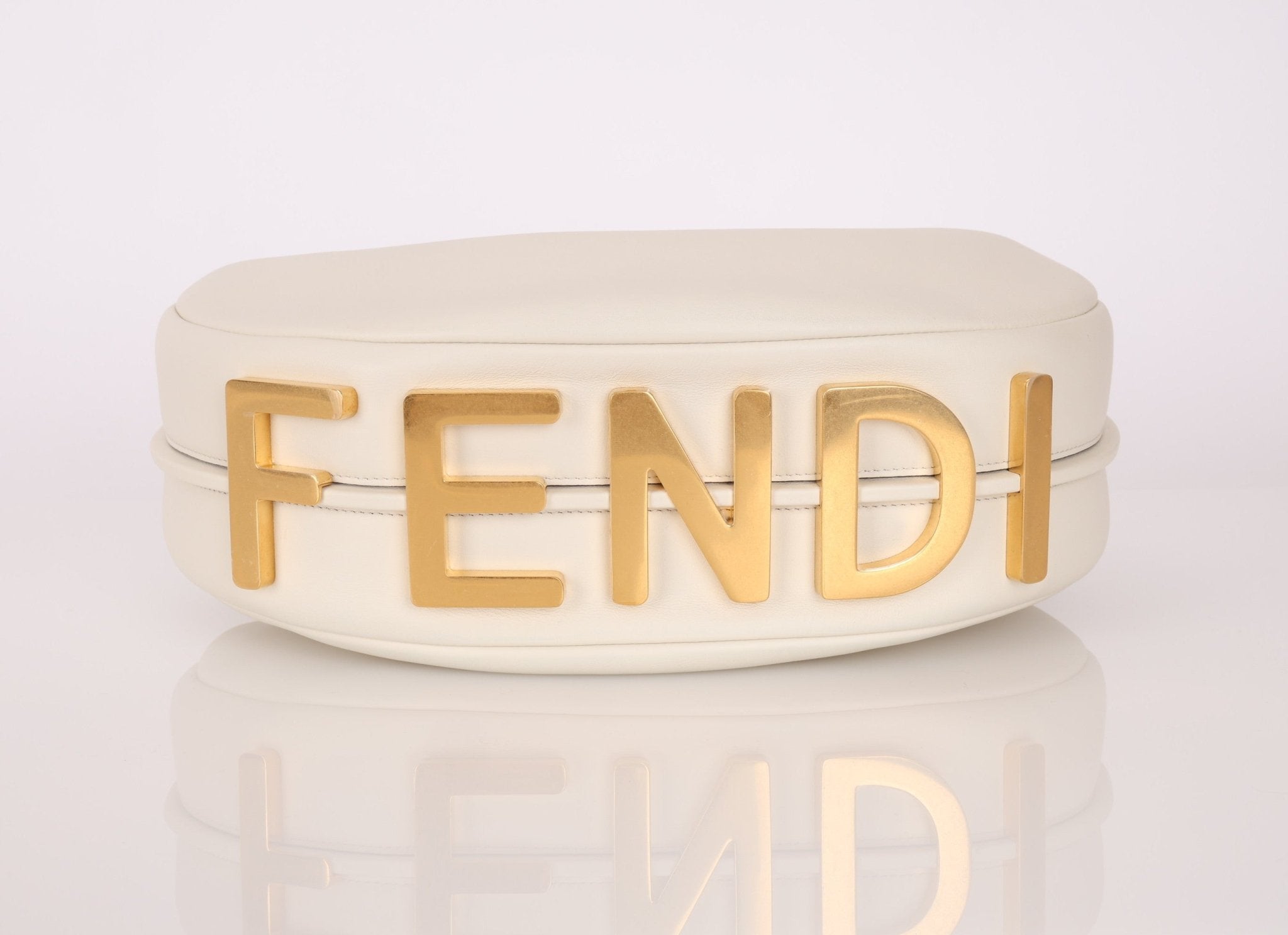 Fendi Ivory Medium Fendigraphy - FashioNica