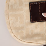 Fendi Ivory Zucca Mini Croissant - FashioNica