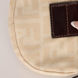 Fendi Ivory Zucca Mini Croissant - FashioNica