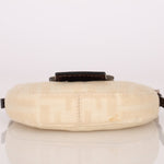 Fendi Ivory Zucca Mini Croissant - FashioNica