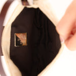 Fendi Ivory Zucca Mini Croissant - FashioNica