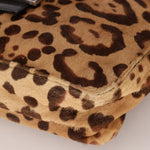 Fendi Jaguar Print Ponyhair Baguette - FashioNica