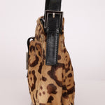 Fendi Jaguar Print Ponyhair Baguette - FashioNica