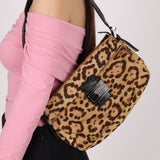 Fendi Jaguar Print Ponyhair Baguette - FashioNica