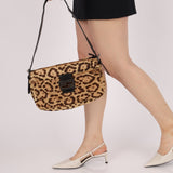 Fendi Jaguar Print Ponyhair Baguette - FashioNica