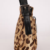 Fendi Jaguar Print Ponyhair Baguette - FashioNica